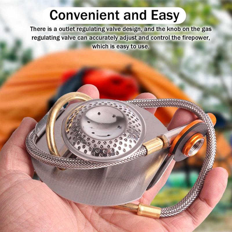 Kitchen Appliances Gas Stove - Portátil aço inoxidável exterior Camping fogão