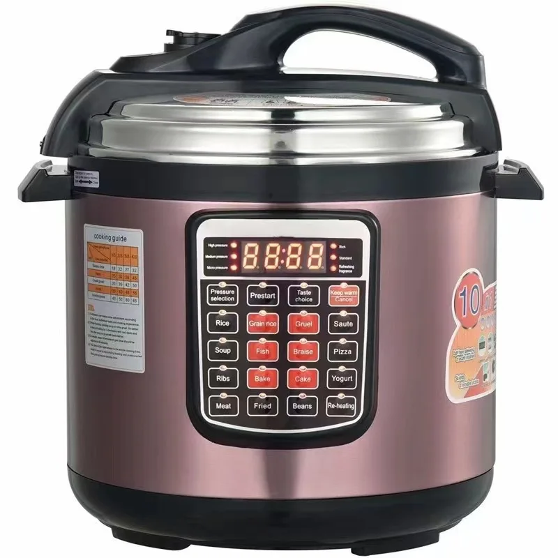 Kitchen Appliances In English - Panela de pressão elétrica multifuncional, panela