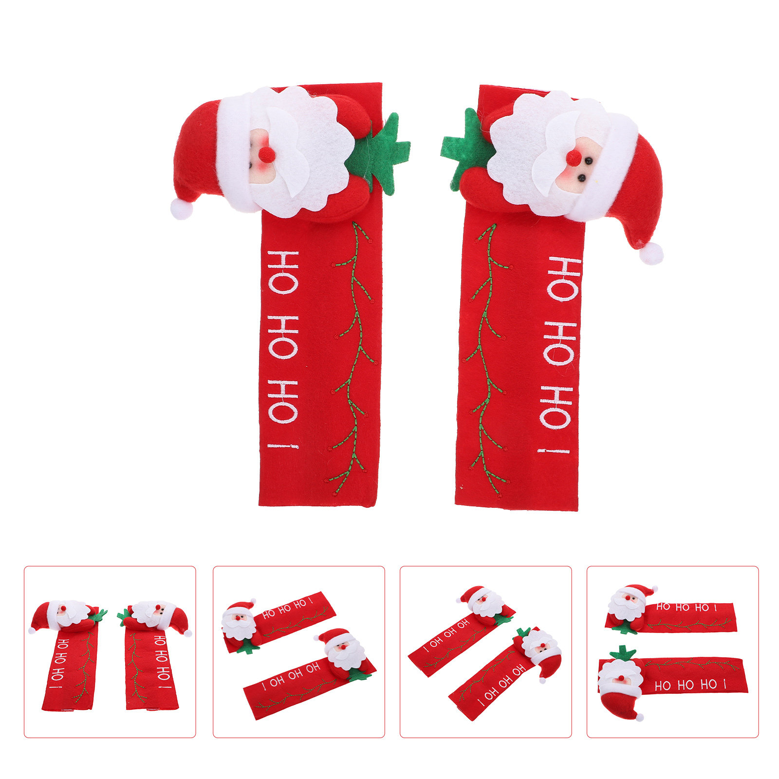 Kitchen Appliances For.Xmas - 2 Peças de Capas Decorativas para