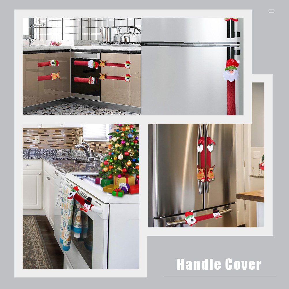 8 Peças de Capas para Puxadore - Kitchen Appliances For.Xmas avaliação e preço