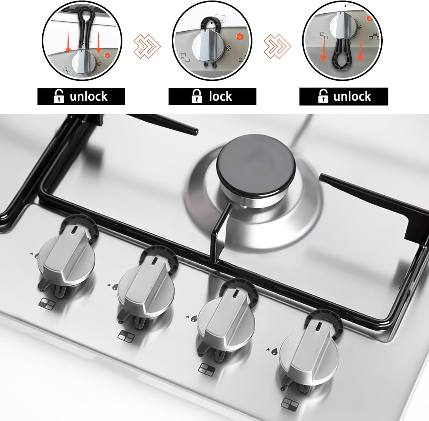 Conjunto de Segurança para Coz - Kitchen Appliances Gas Stove avaliação e preço