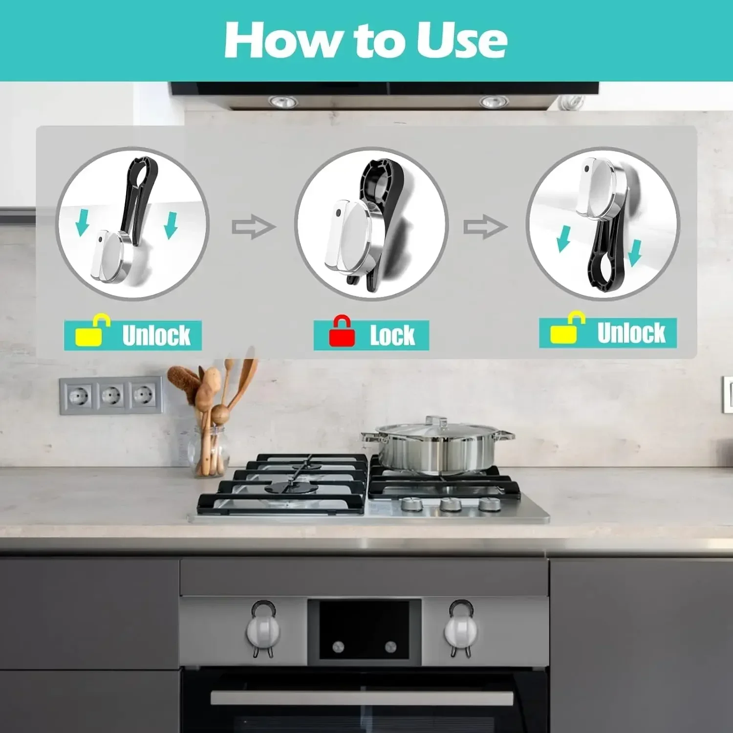 Conjunto de Segurança para Coz - Kitchen Appliances Gas Stove avaliação e preço