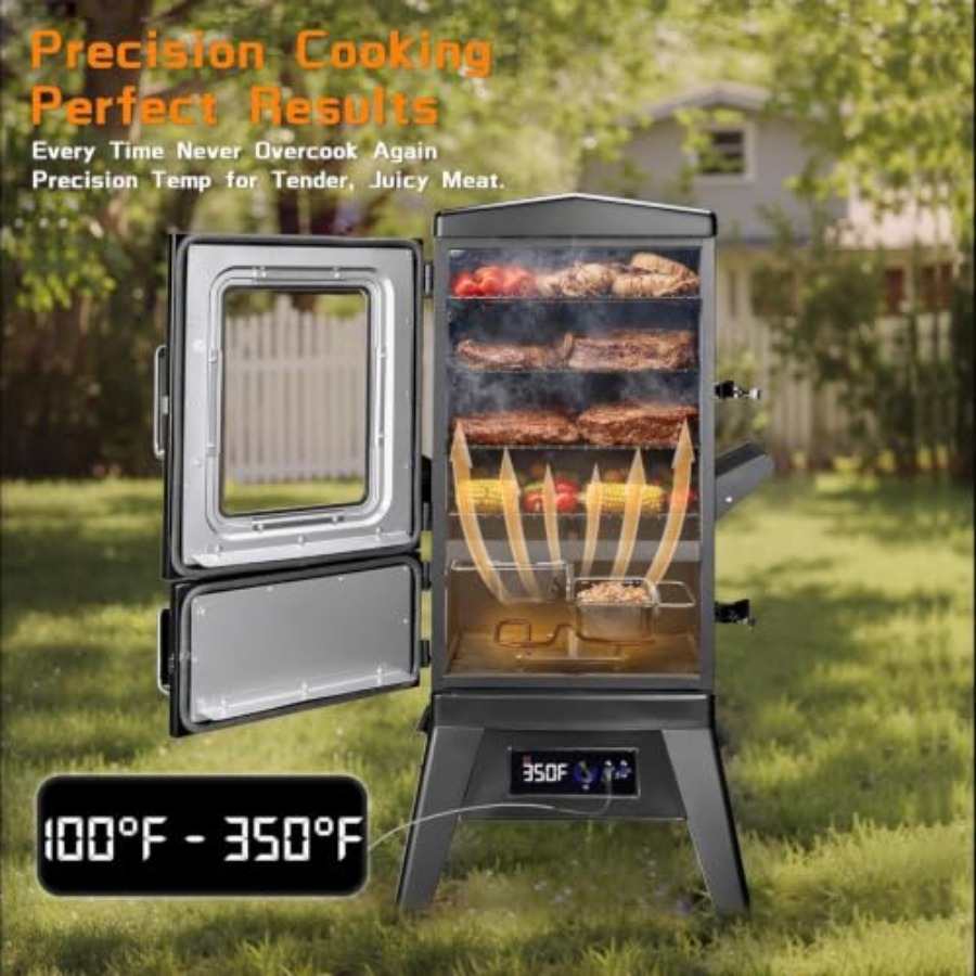 Grande Grelhador Elétrico Vert - Electric Smoker Bbq avaliação e preço