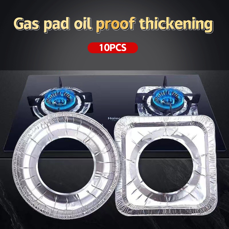 10 pçs/set engrossado folha de - Kitchen Appliances Gas Stove avaliação e preço