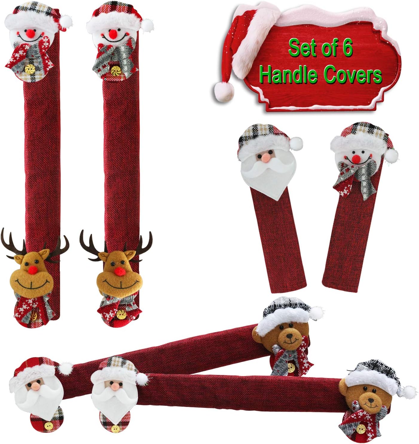 Conjunto de 6 Capas para Puxad - Kitchen Appliances For.Xmas avaliação e preço